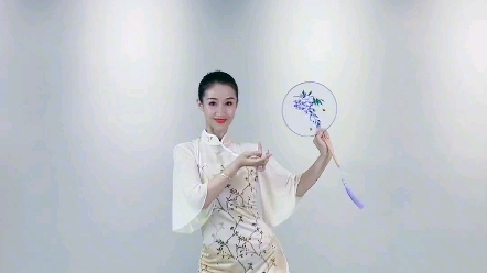 古典舞团扇舞《水韵江南》舞蹈片段展示示范