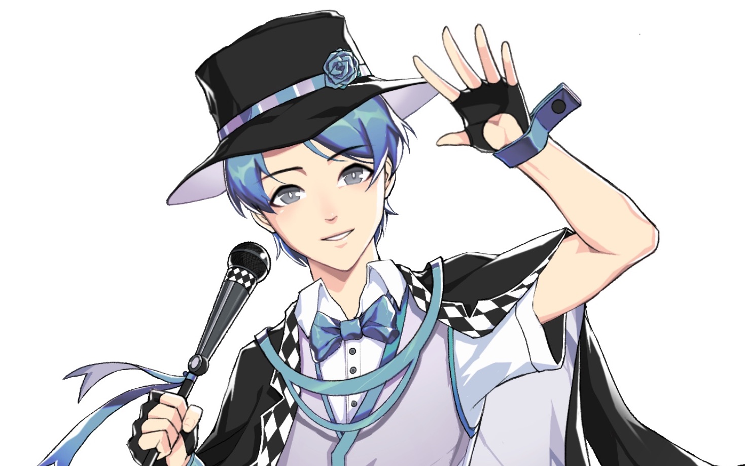 【procreate】deepvocal虚拟歌手白昼立绘绘画过程【辛树】_哔哩哔哩