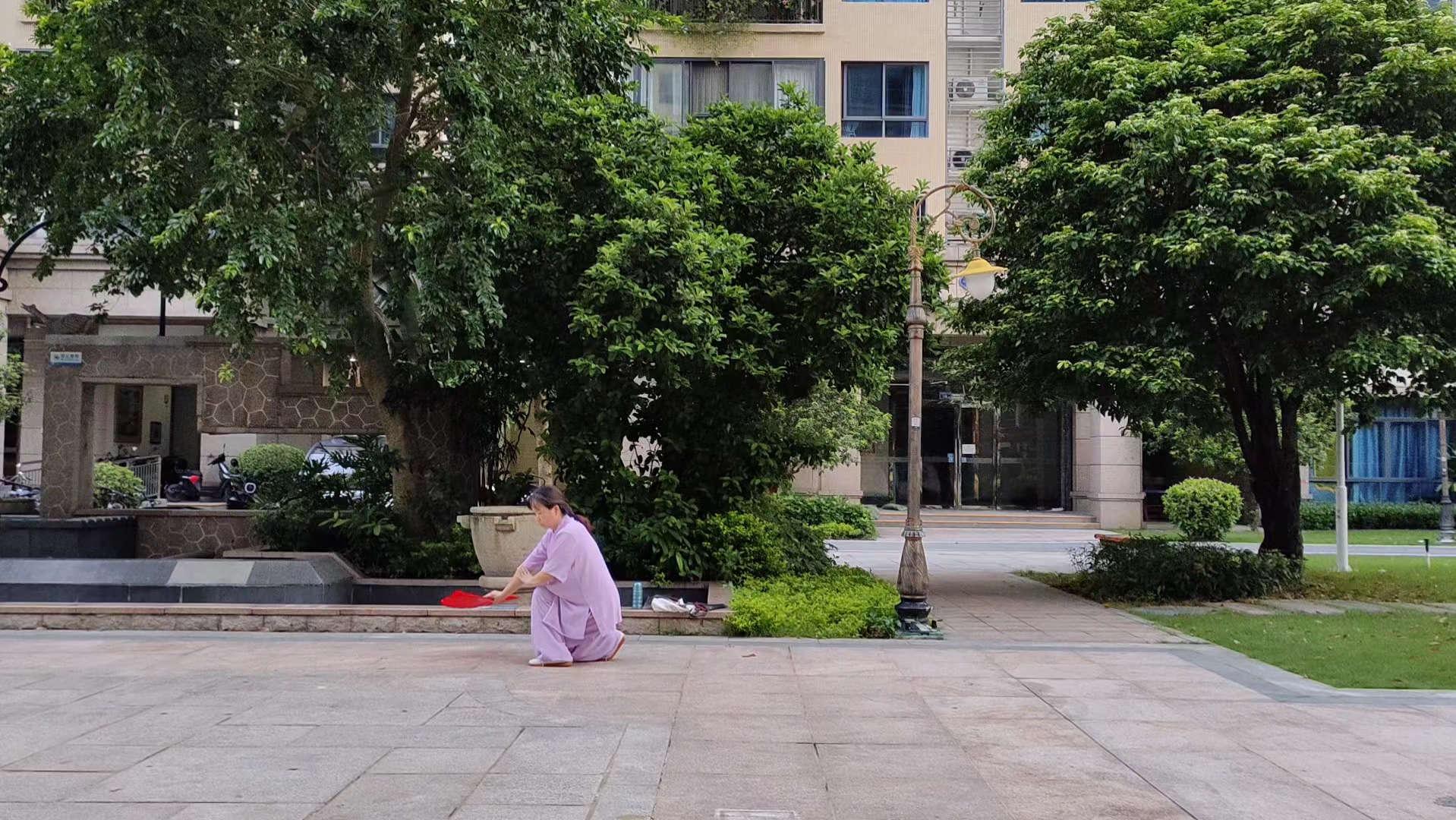 陈式48式太极扇