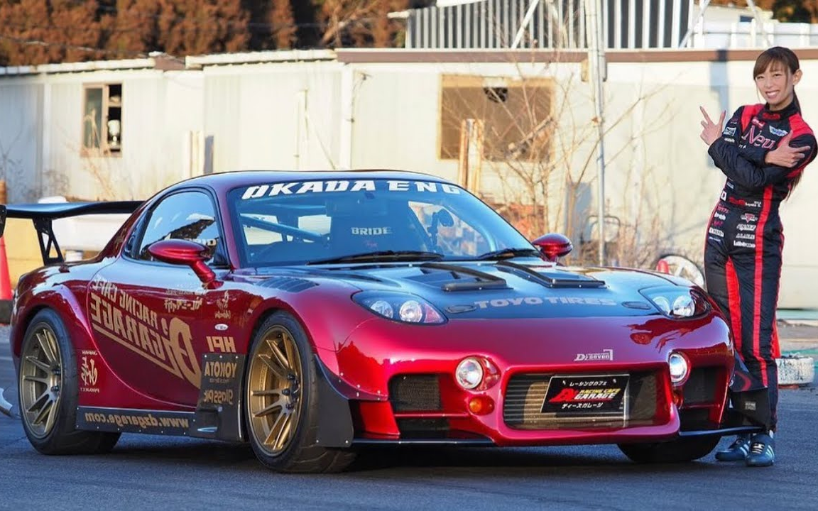 650匹马自达rx-7 fd3s全油门漂移