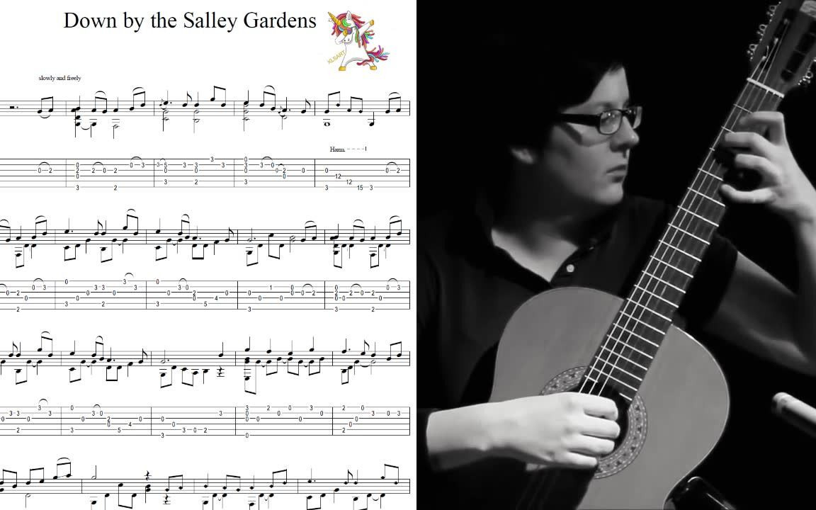 [图]浪漫古典吉他 莎莉花园 Down by the Salley Gardens