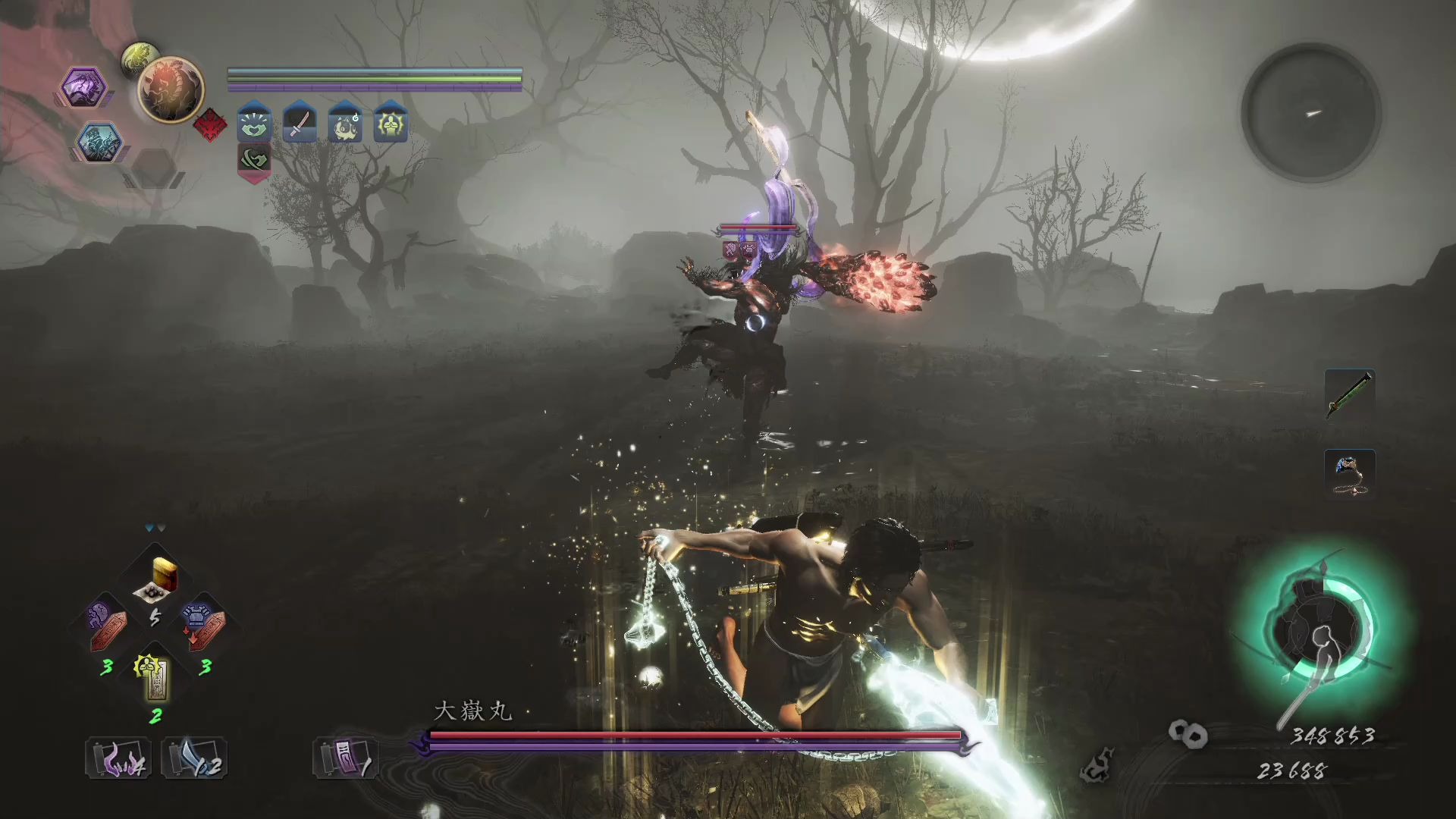 仁王2阴阳流速通练习part7残照篇完