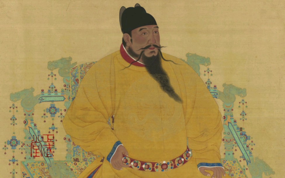 明成祖坐像台北故宫博物院藏明成祖自1402至1424年在位他治理期间国力