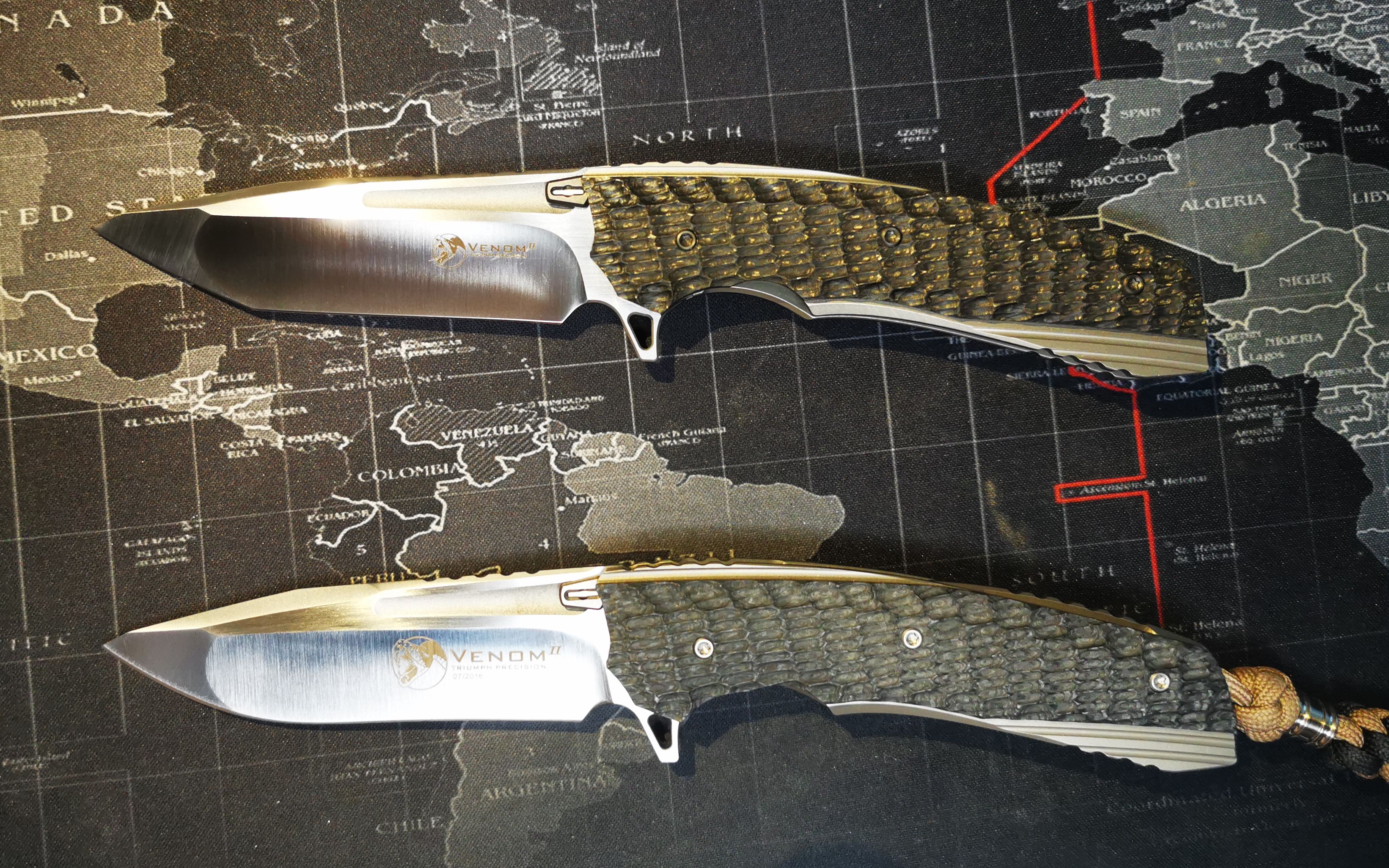 凯文"蟒2"-极稀有t头版本折刀