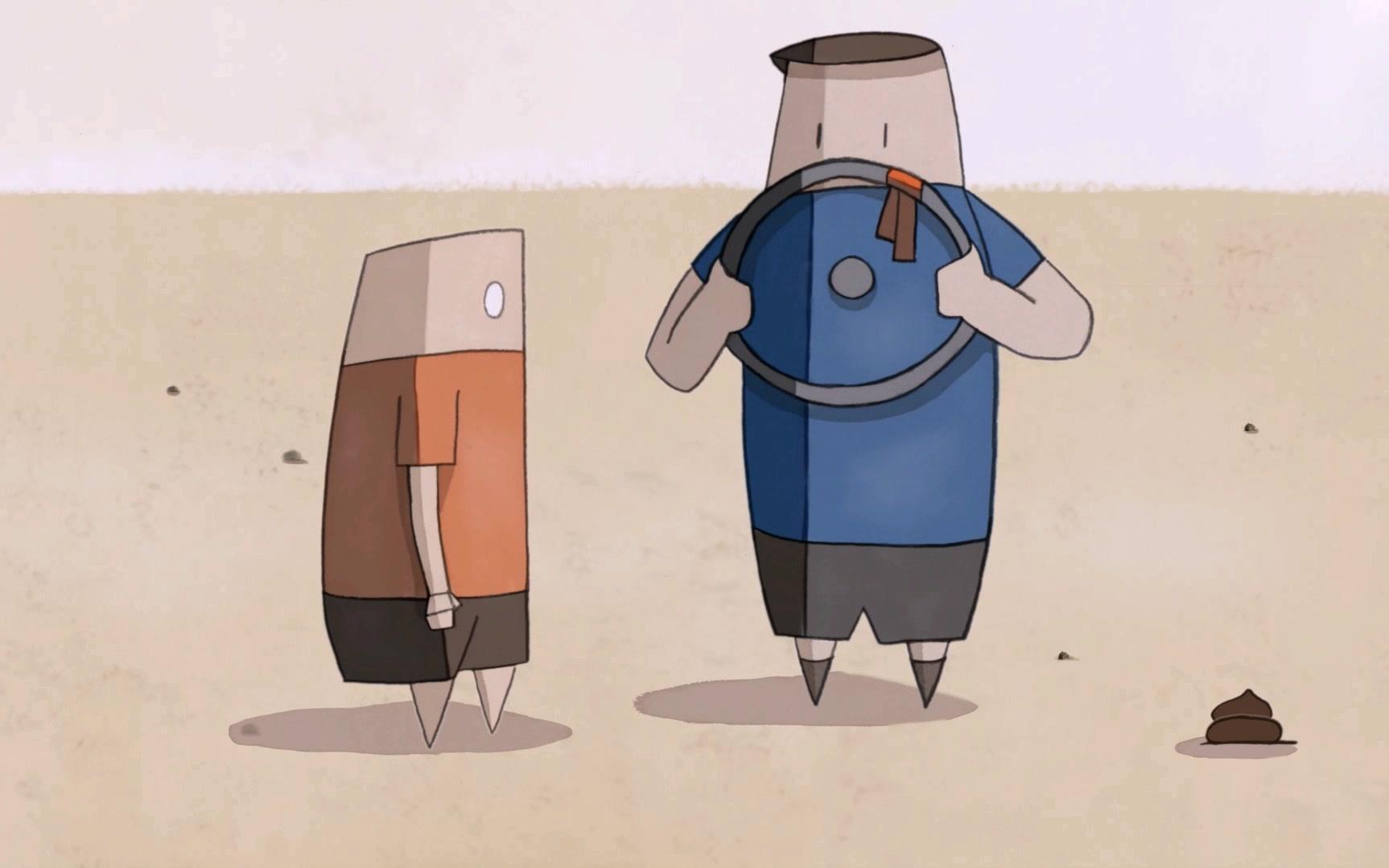 杭州师范大学动画作品二维手绘动画起跑