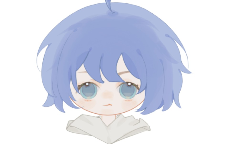 【指绘过程】q头发发