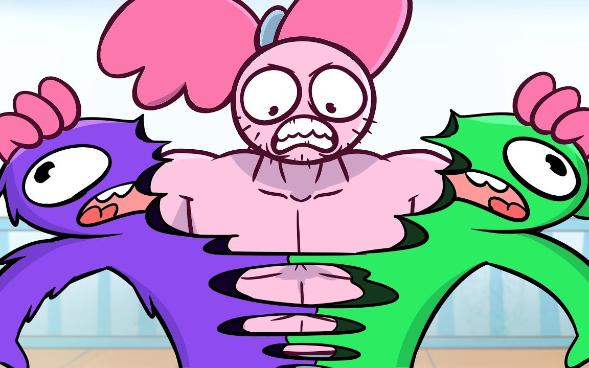 妈妈但人类 __ 泰坦电视人的日常生活 __ poppy playtime 第 3 章动画