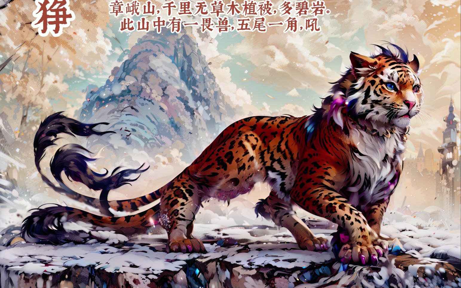 山海经里面的神兽为什么就这么丑,我要把它们画漂亮点.