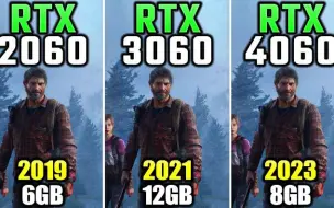 Télécharger la video: RTX 2060 vs RTX 3060 vs RTX 4060，历代6系列显卡提升如何？