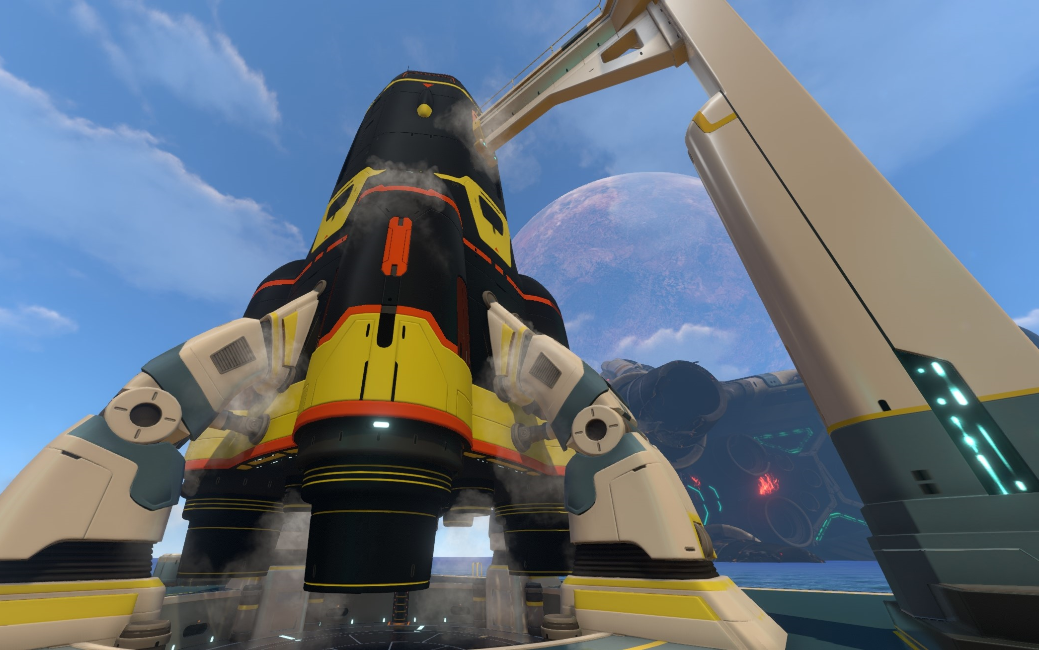 收藏向【美丽水世界】海王星号制造动画展示(subnautica)(深海迷航)