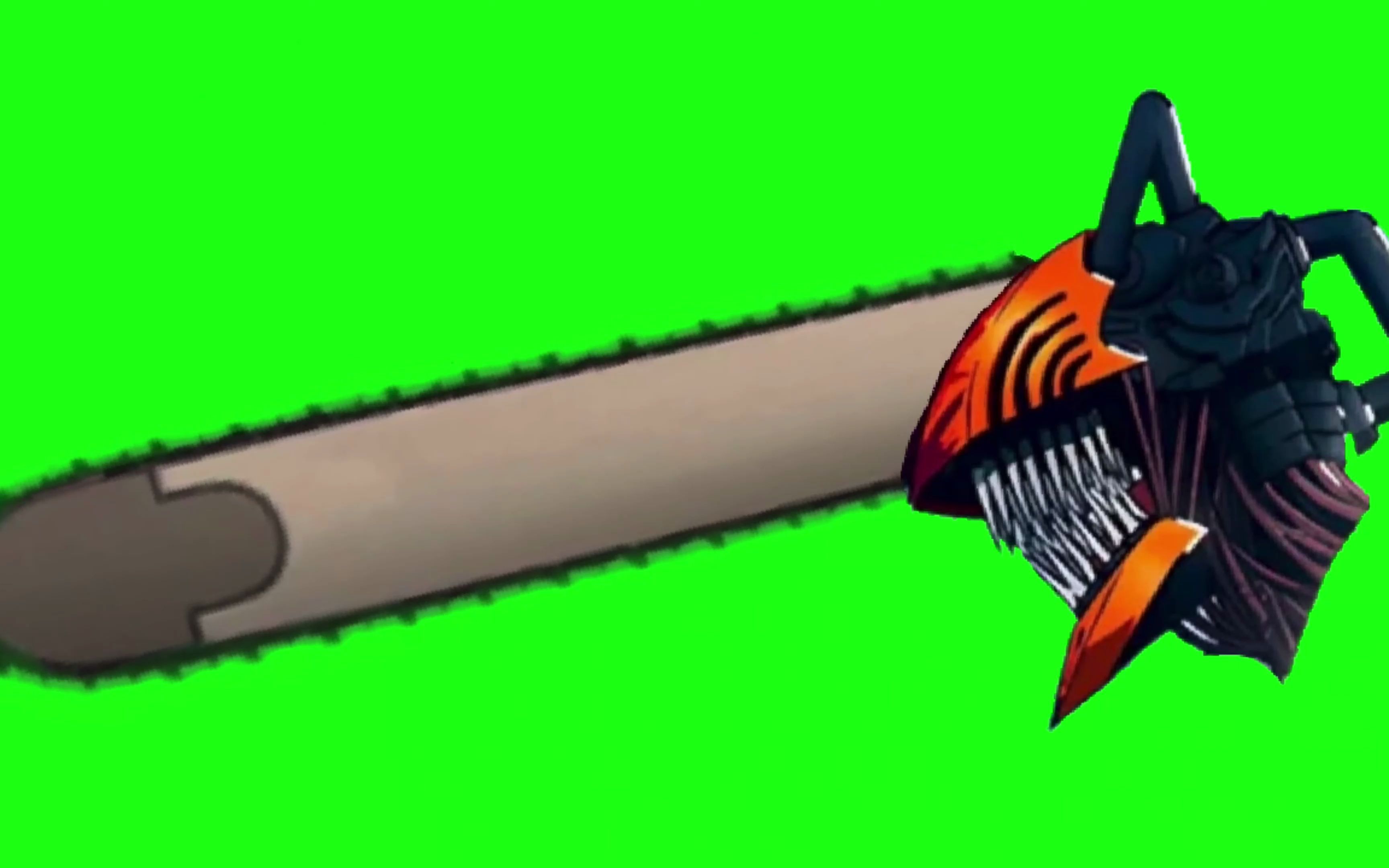 绿幕视频素材电锯