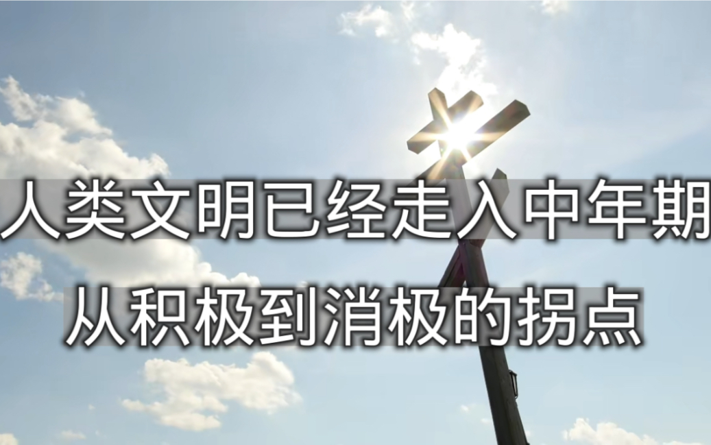 王东岳;人类文明走入中年期,将采取消极文化态势哔哩哔哩bilibili