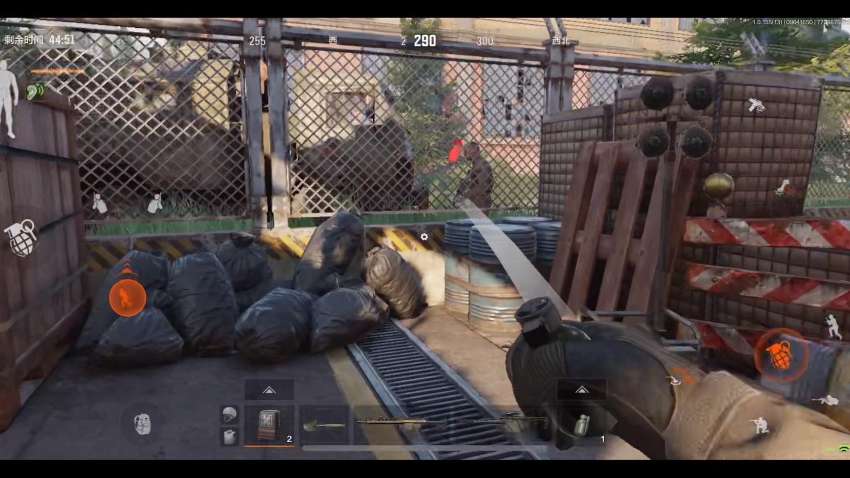 暗区突围投掷物测试(1)手雷