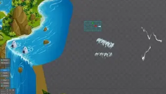 Spine 2D: 特效 #6 | 瀑布特效表面