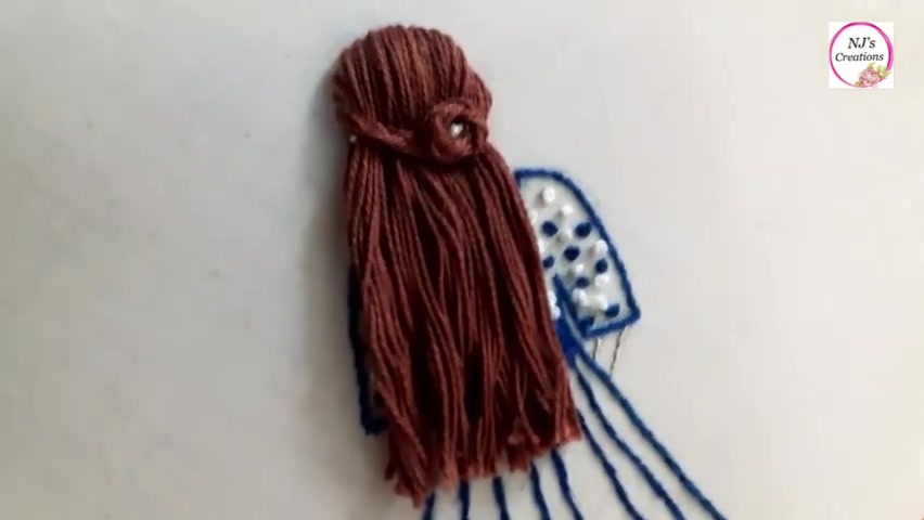 【刺绣】头发刺绣