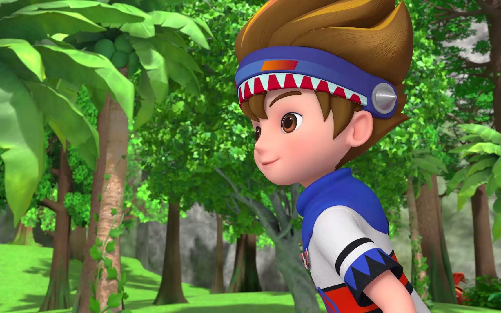 心奇爆龙战车暴龙出击3精彩战斗:恐龙越野赛1