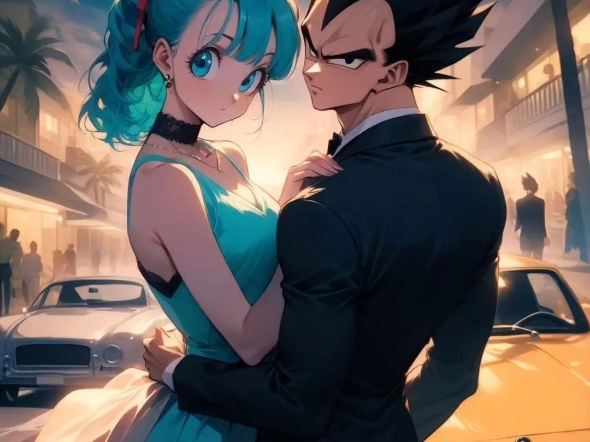 【龙珠情侣图】贝吉塔和布尔玛