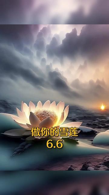 一首百听不厌的音乐《做你的雪莲》,太好听了!