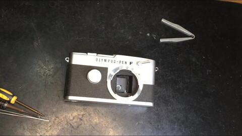 奥林巴斯Olympus pen-ft 胶片相机拆机维修保养1 关注公众号和店铺 