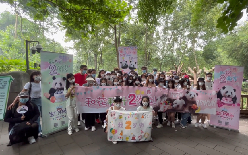 [图]和花和叶两周岁生日《春天花花歌》