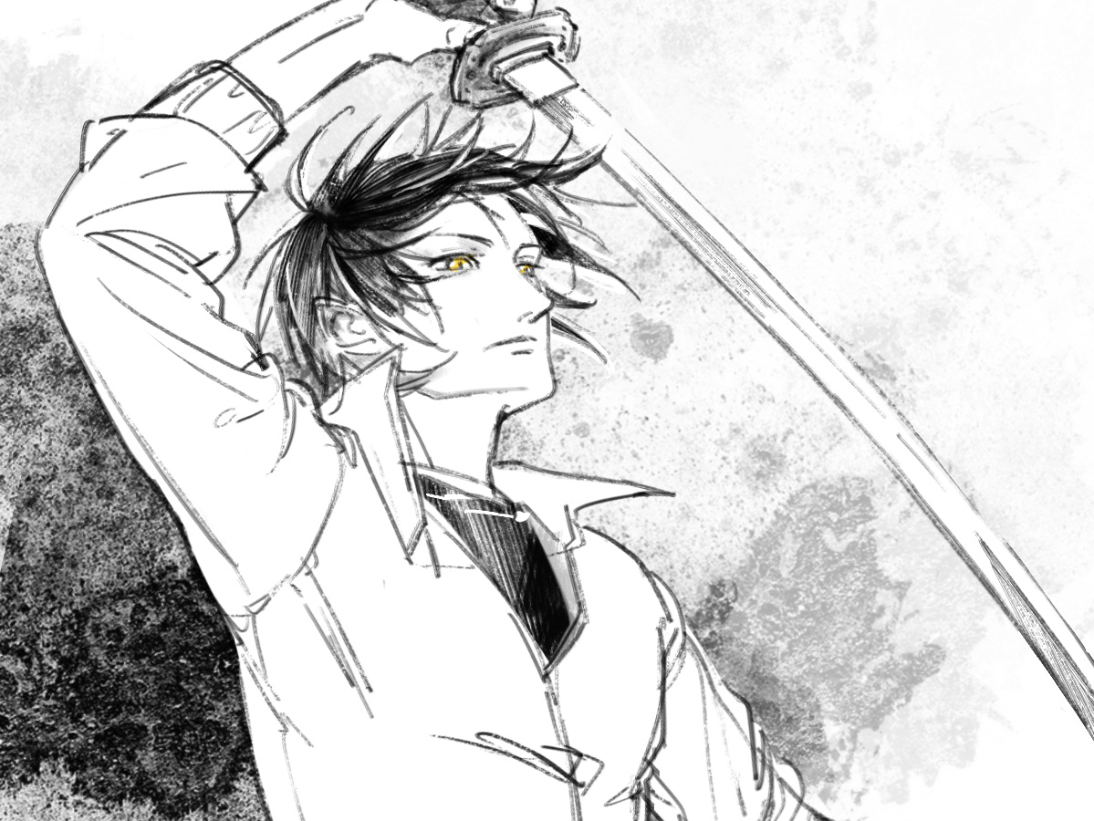 【楚子航】2024生贺图过程