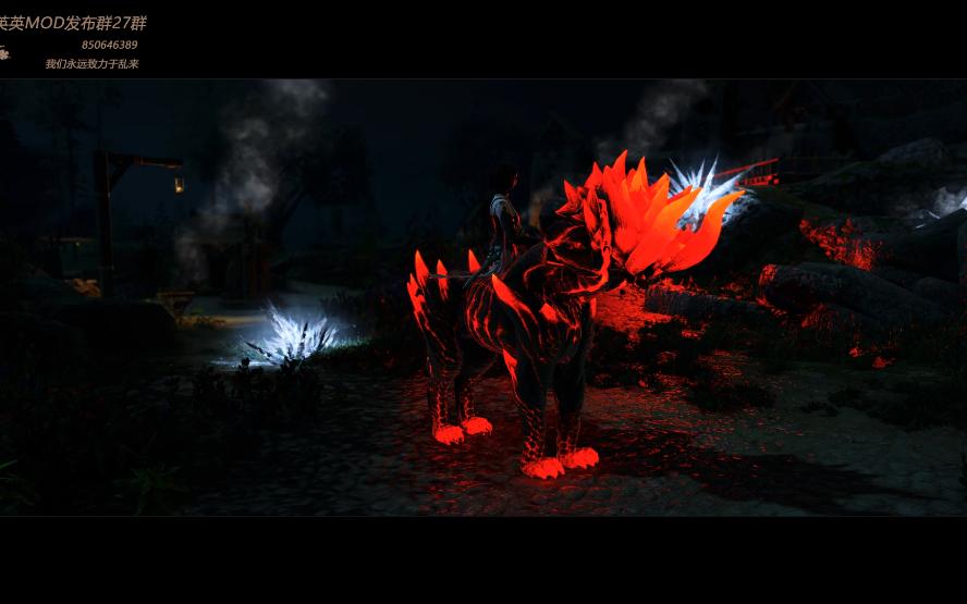 在上古里骑着鬼泣4的火牛坐骑招摇过市