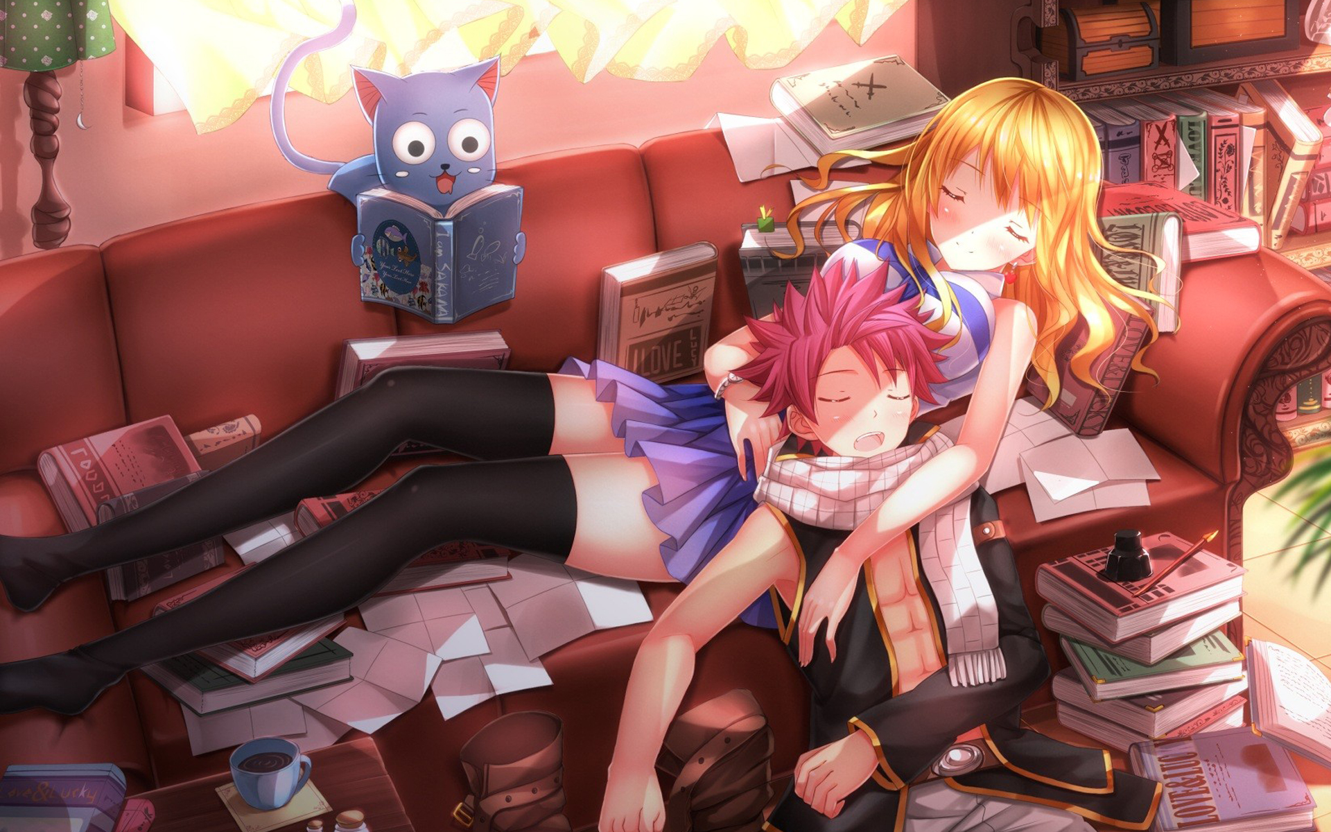 妖精的尾巴 夏露cp 蔷薇人生_哔哩哔哩_bilibili