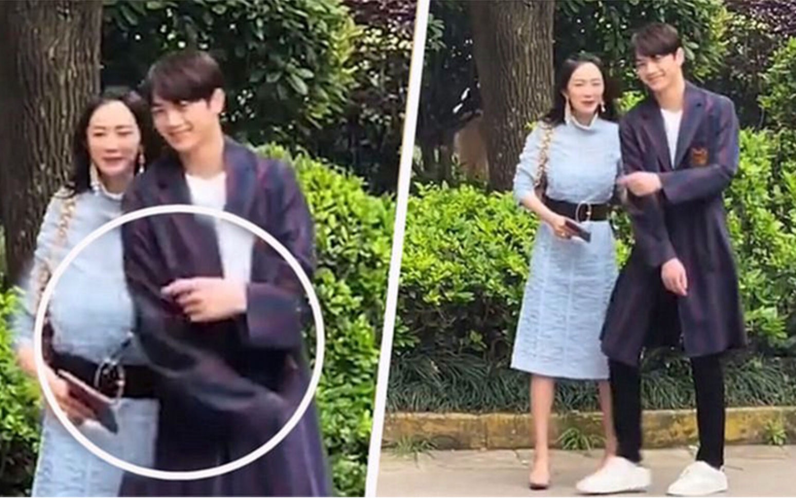 杨幂片场主动拉许凯,没想到许凯侧身躲过,网友:是嫌弃大幂幂?