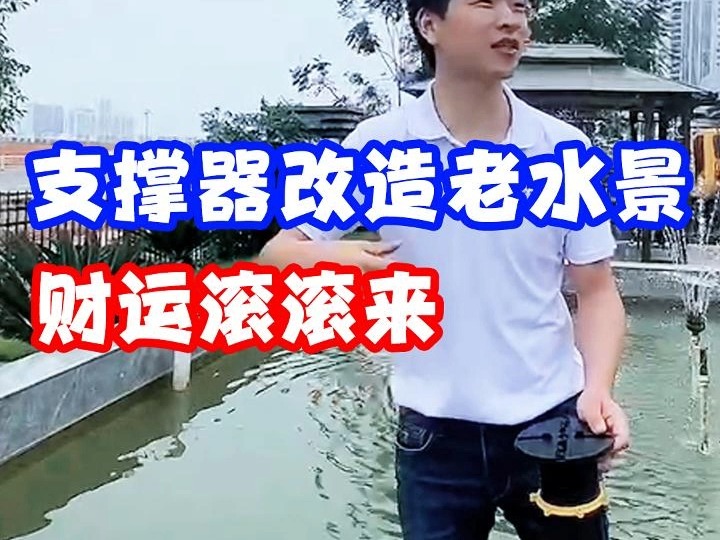 万能支撑器改造老水景|财运滚滚来哔哩哔哩bilibili