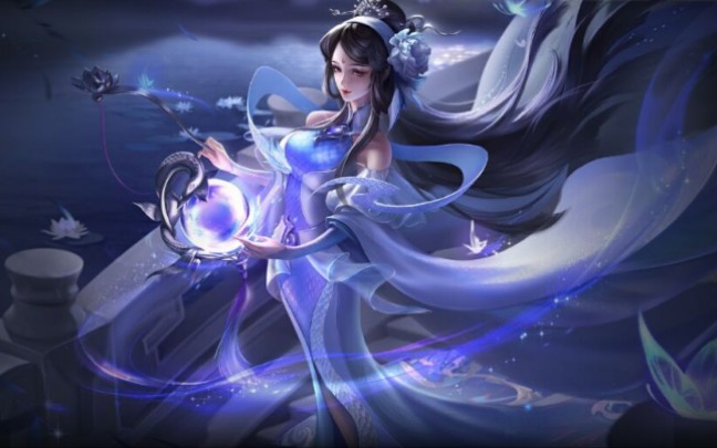 曙光英雄:望舒——惊鸿素练 皮肤鉴赏