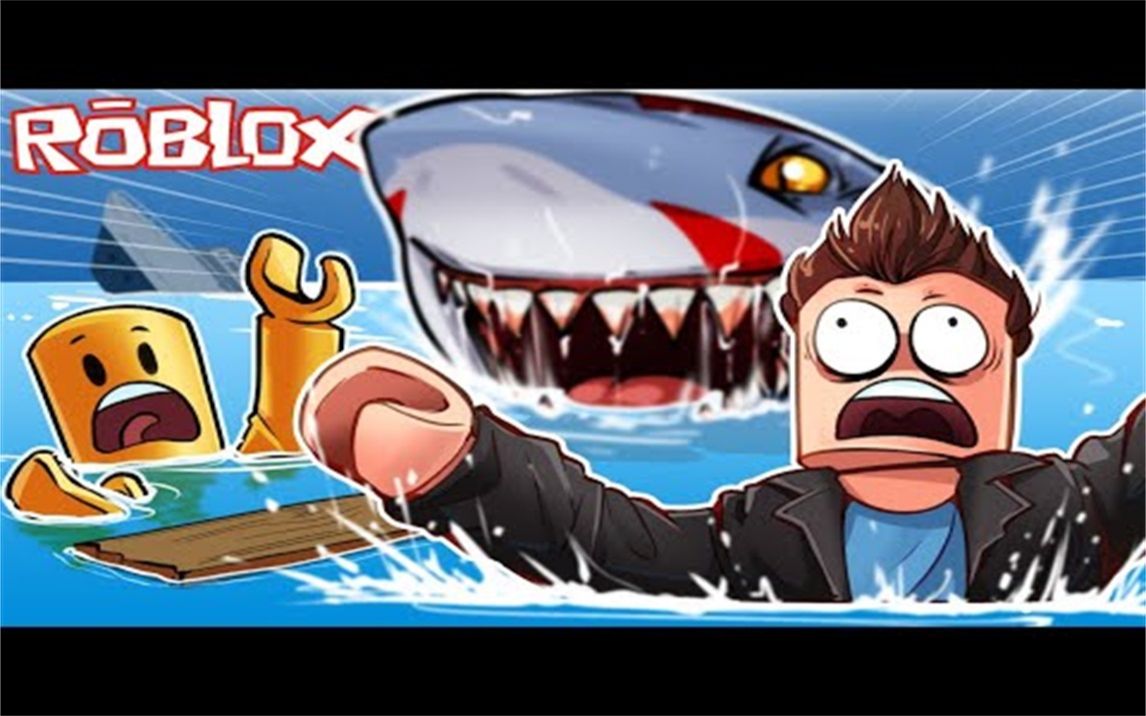 【h2o delirious】roblox sharkbite-鲨鱼vs泰坦尼克号!