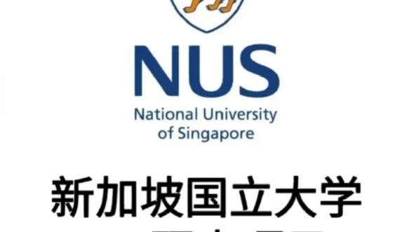 新加坡国立大学 一年制硕士