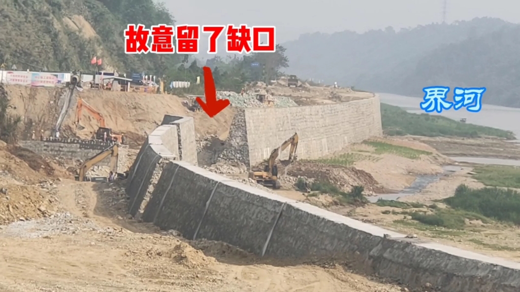 中国在中越边境修建河墙每隔几公里要留一个缺口有何玄机