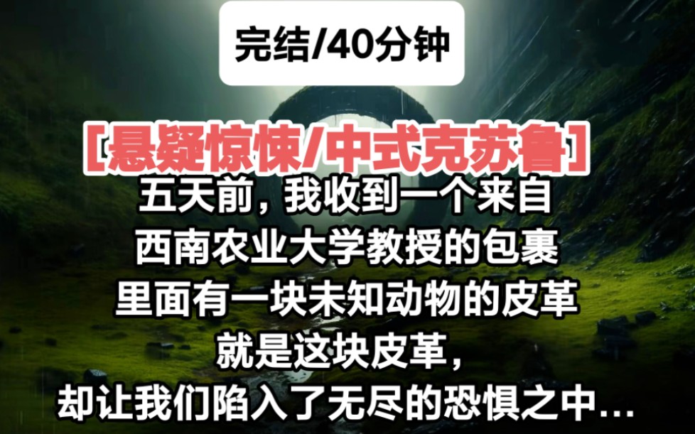 [完结/中式克苏鲁]五天前,我收到一个来自西南农业大学教授的包裹,里面有一块未知动物的皮革,就是这块皮革,却让我们陷入了无尽的恐惧之中…哔哩...