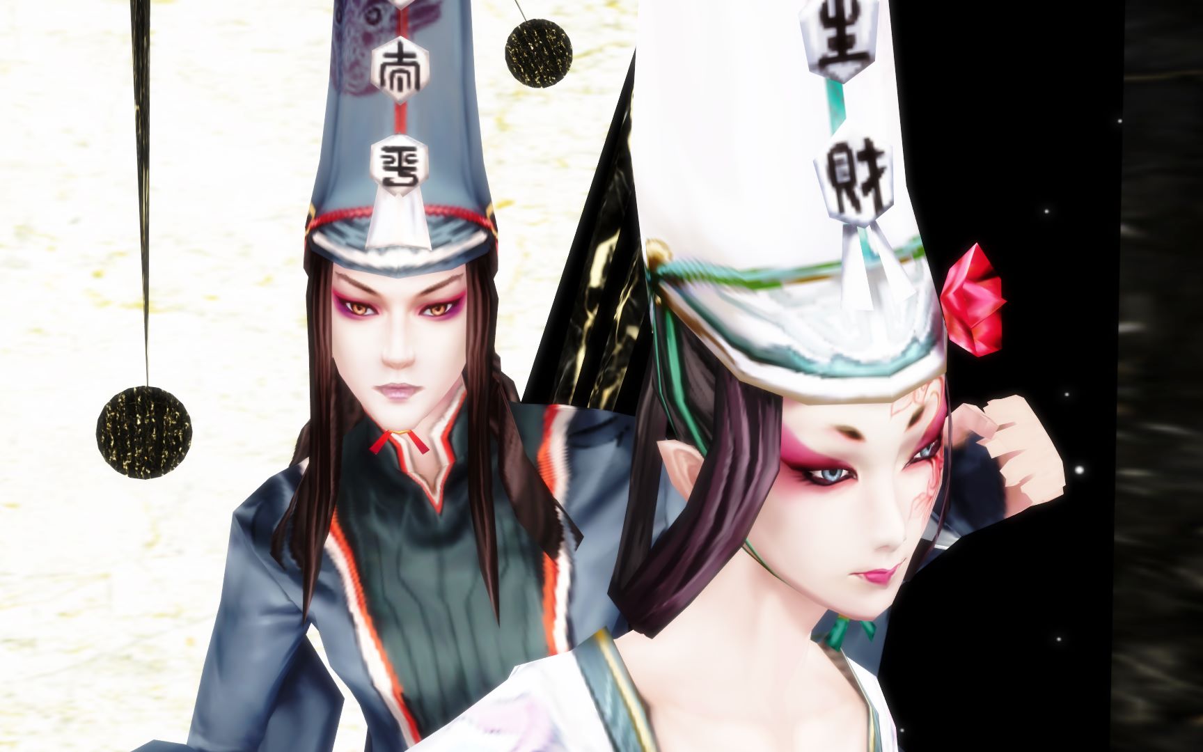 【不良人mmd】黑白的glide(常昊灵x常宣灵)