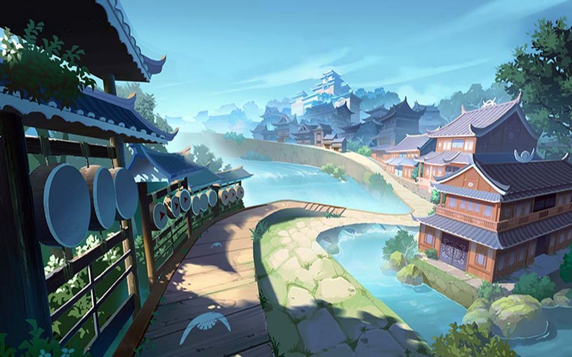 qq飞车手游 新图千户苗寨试跑_哔哩哔哩_bilibili