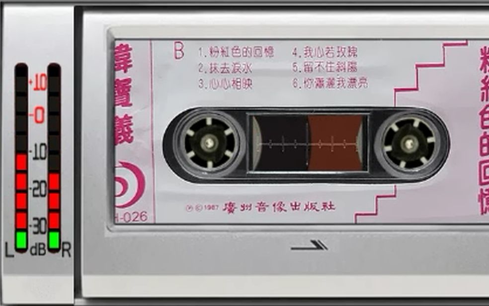 [图]韩宝仪《粉红色的回忆》B面，1987年老磁带