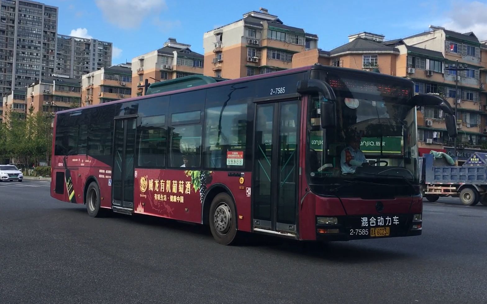 杭州公交 xml6125jhev28c 100路 2-7585