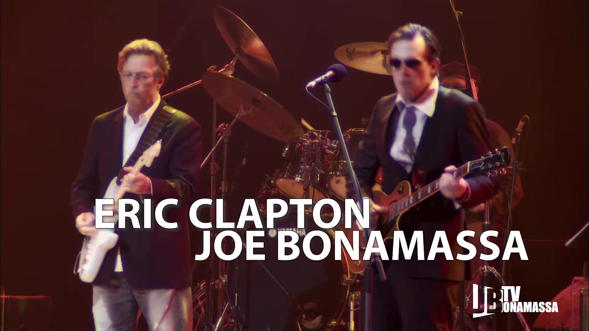 [图]跨代同台Eric Clapton与Joe Bonamassa同台演出Further On Up the Road