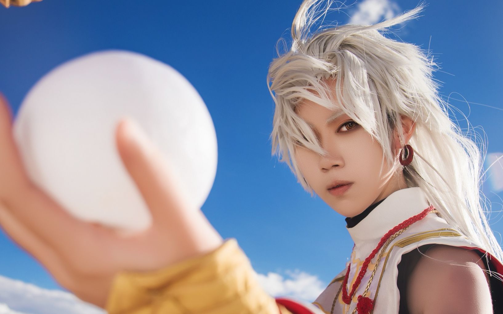 阴阳师荒cos会动的荒走向了你