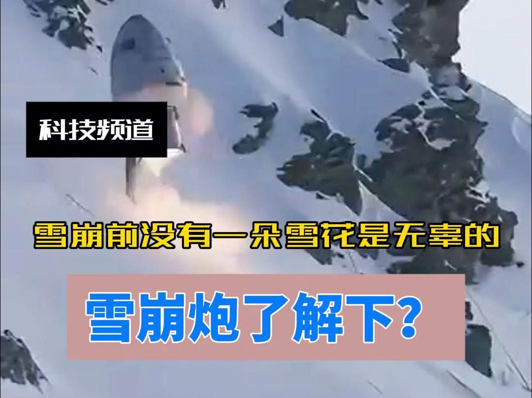 雪崩炮你知道吗?它有什么作用?哔哩哔哩bilibili