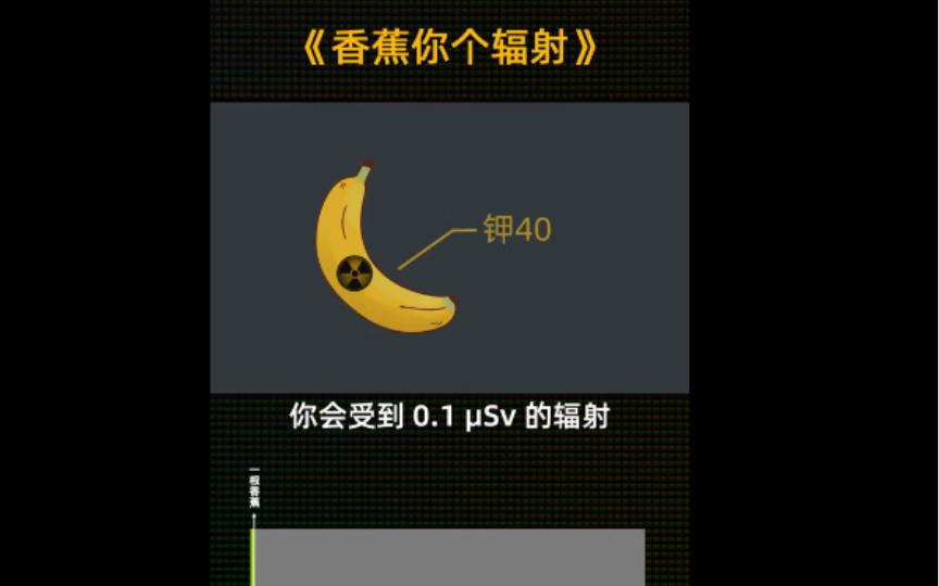 你知道吗 香蕉是带有辐射的!哔哩哔哩bilibili