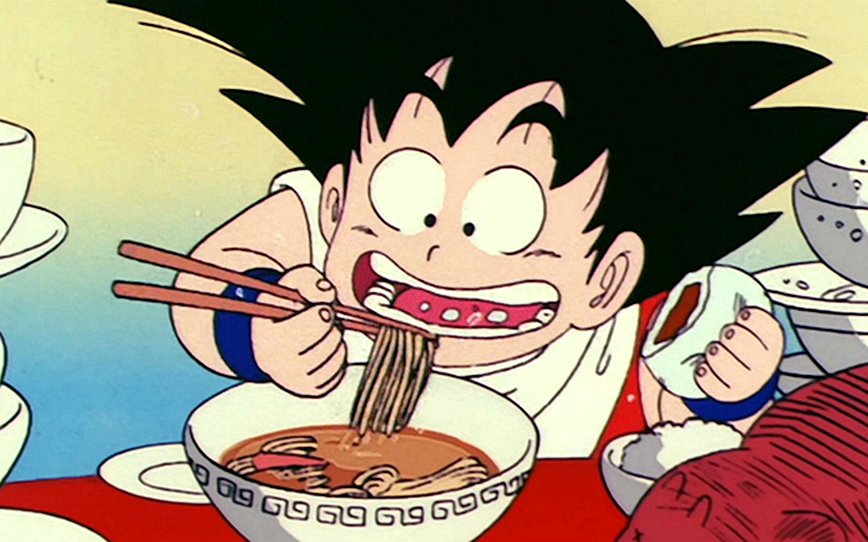 龙珠:孙悟空被绑架,吃一顿饭花了70万,绑匪被"悟空"吃到破产_哔哩哔哩