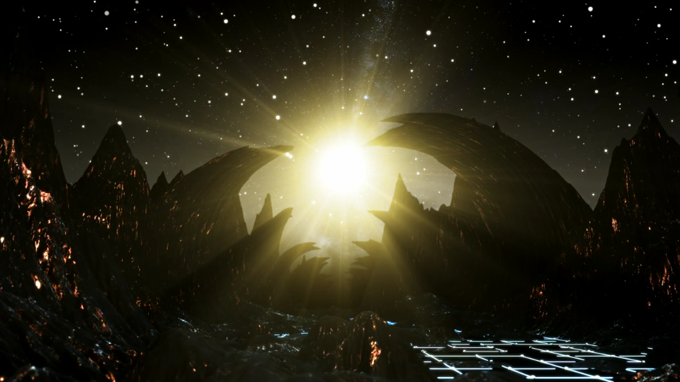 alien world, 3d animation