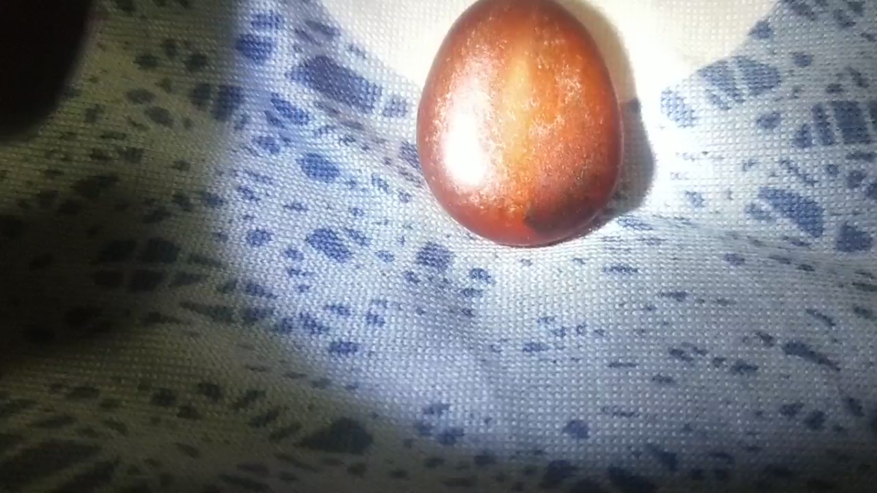 新疆和田玉红玉籽料原石,非常罕见