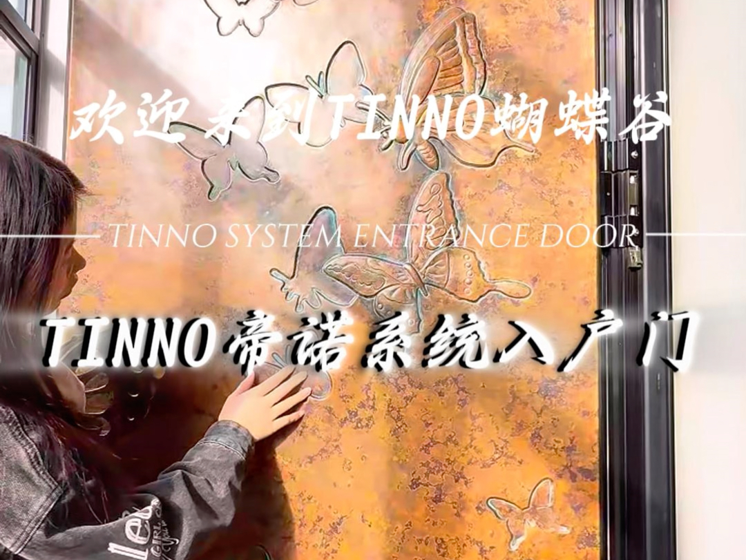 欢迎来到TINNO蝴蝶谷#系统门 #偏轴门 #苏州 #别墅门 #TINNO帝诺系统入户门哔哩哔哩bilibili