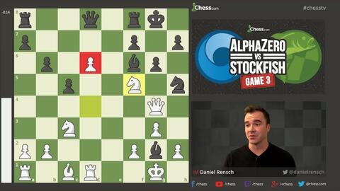 AlphaZero Vs Stockfish: Game 3, engine