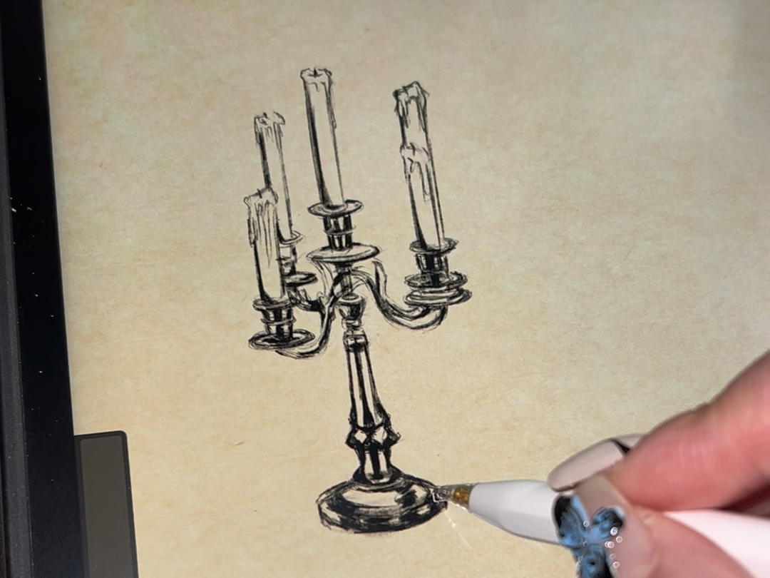 绘画练习|烛台
