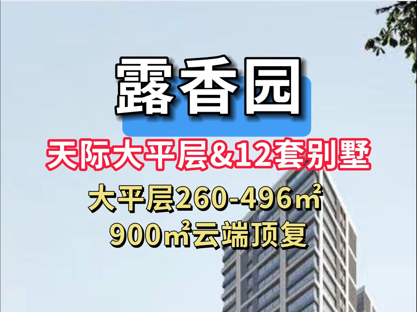 「露香园ⷥ䩨ꉣ€,上海中芯亮灯,代言上海城市封面形象的豪宅塔尖之作!260882㎡大平层、顶复 即将重磅入市!哔哩哔哩bilibili