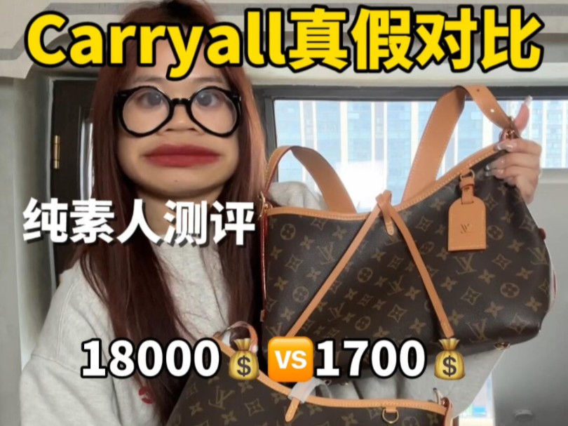 Carryall真假对比测评!姐妹们防止踩坑啊哔哩哔哩bilibili